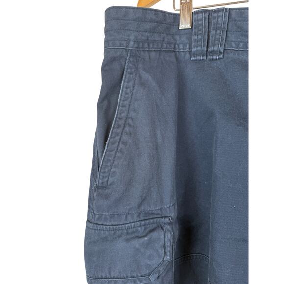 100% Cotton Polo Ralph Lauren Navy Blue Cargo Shorts w/ Pockets  - Size: 42 - Picture 5 of 8